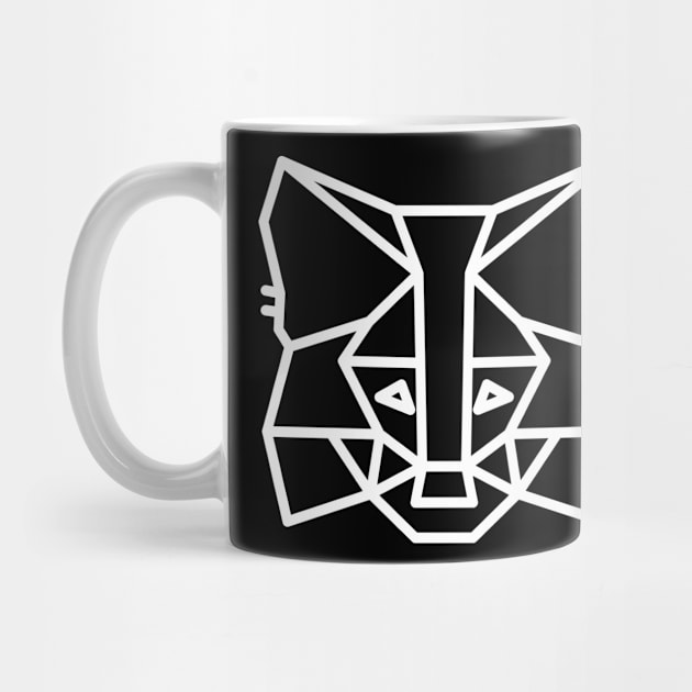 MetaMask Fox White by cryptogeek
